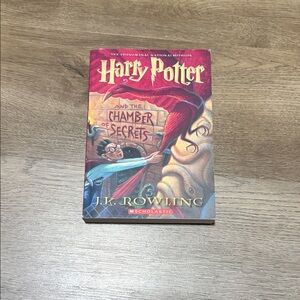 Scholastic Harry Potter Book with Red and Gold Cover